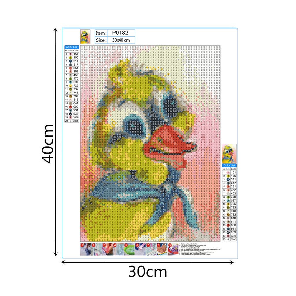 Little yellow duck | Full Round Diamond Painting Kitsswan