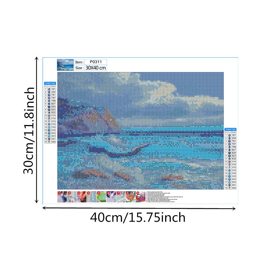 Sea| Full Round Diamond Painting Kits