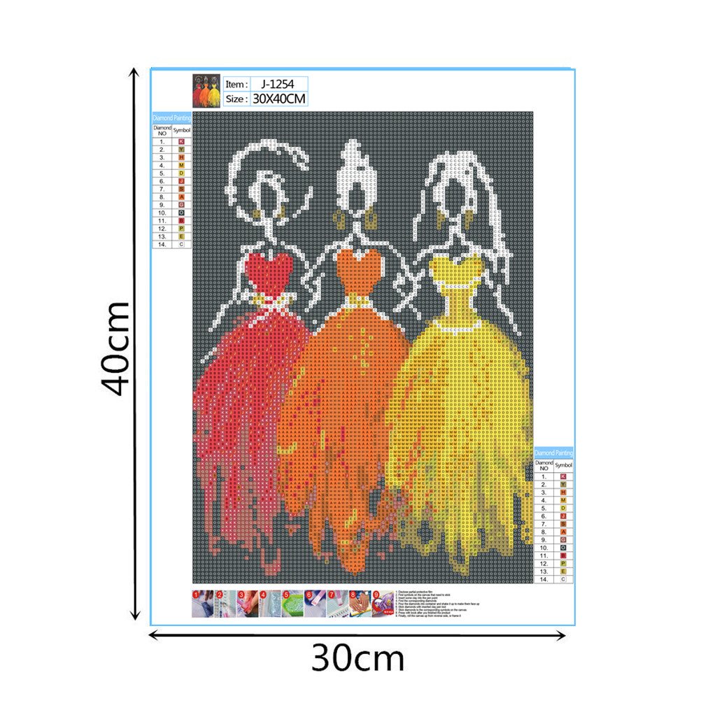 Fashion girl | Full Round Diamond Painting Kits