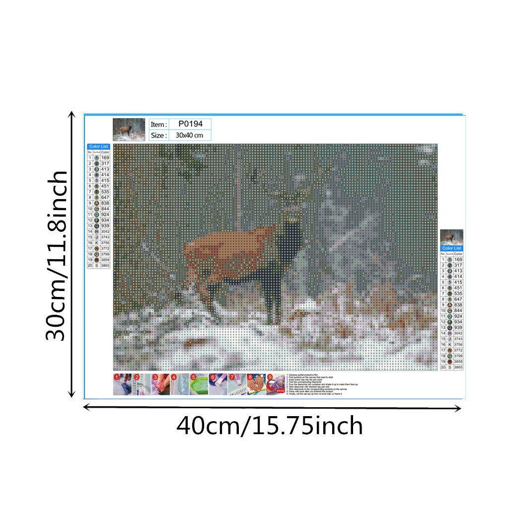 Deer | Full Round Diamond Painting Kits