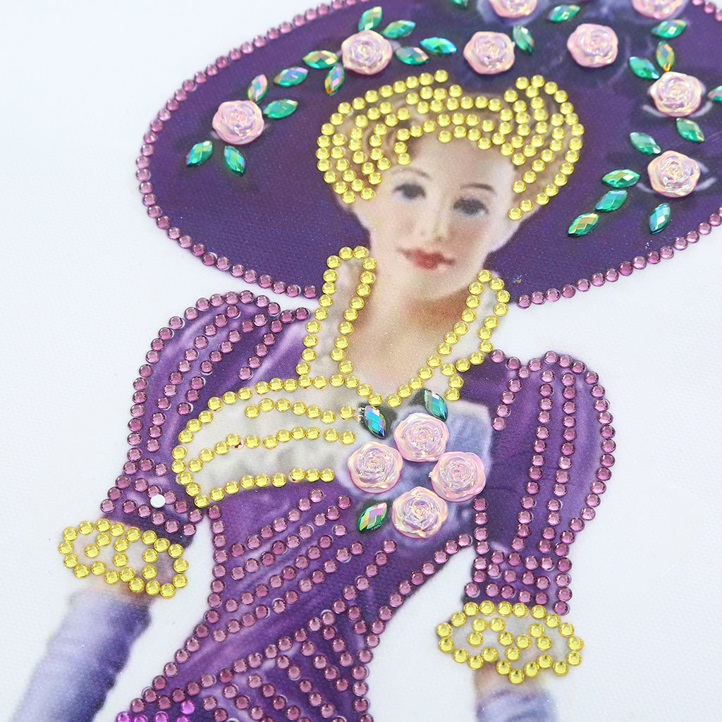 Mode Mädchen | Speziell geformt | Crystal Strass Diamond Painting Kits