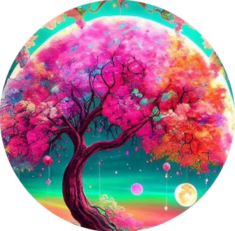 8 pcs set DIY Special Shaped Diamond Painting Coaster  | moon night scene（no holder）