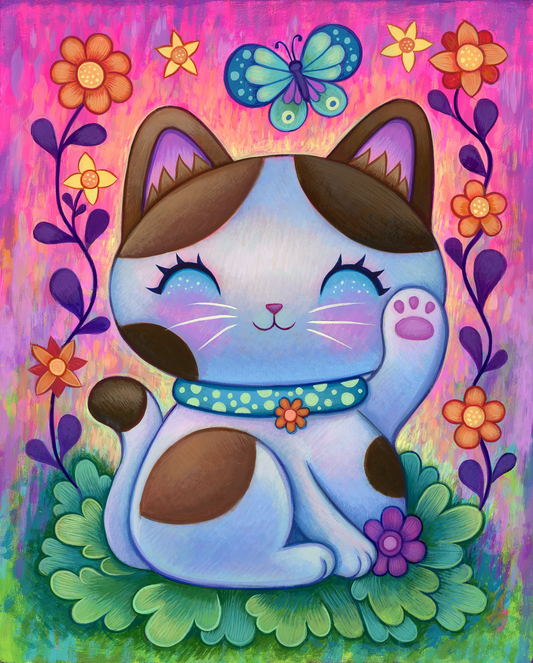 AB Diamond Painting    |  Butterfly Kitten