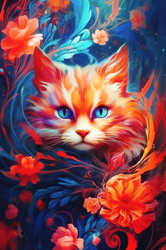 AB Diamond Painting  |  Cat