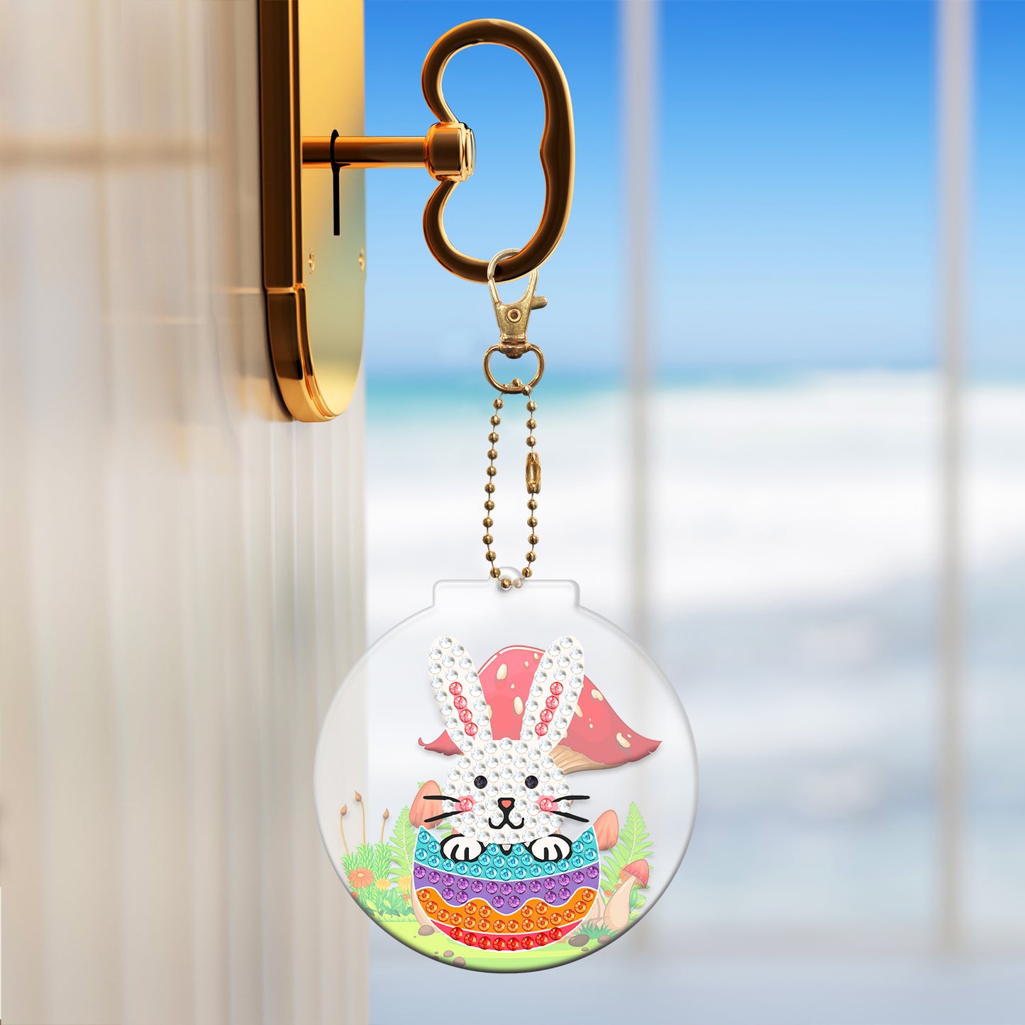 DIY keychain | Easter bunny | Two Piece Set