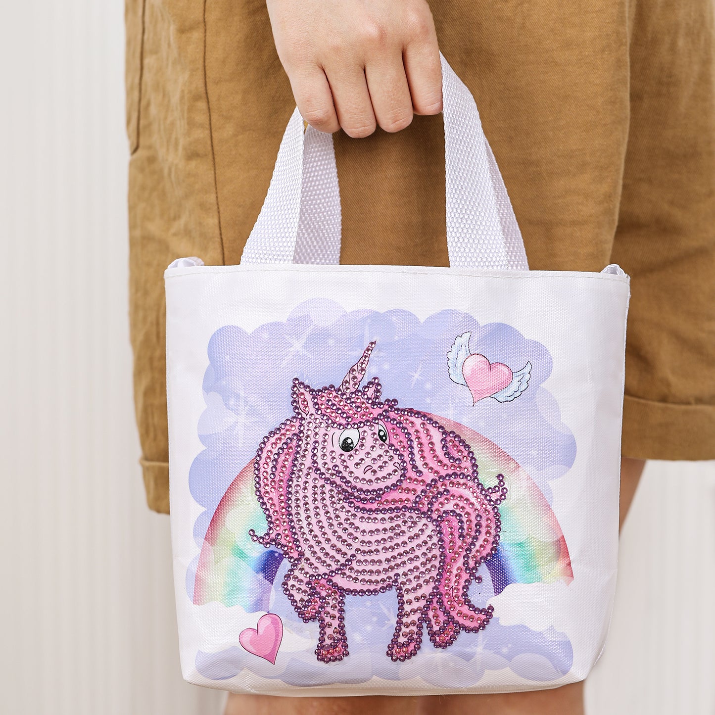 DIY special-shaped Diamond painting package Children's handbag | Unicorn