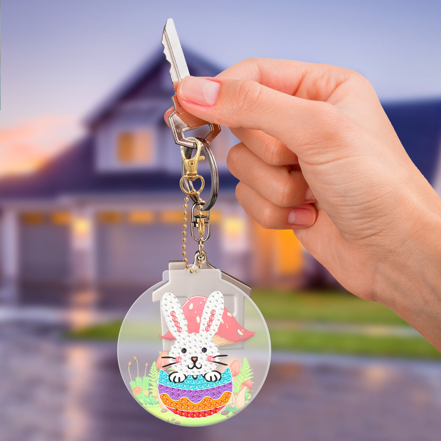 DIY keychain | Easter bunny | Two Piece Set