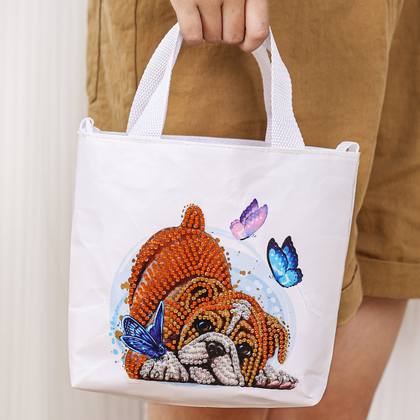 DIY special-shaped Diamond painting package Children's handbag | Dog