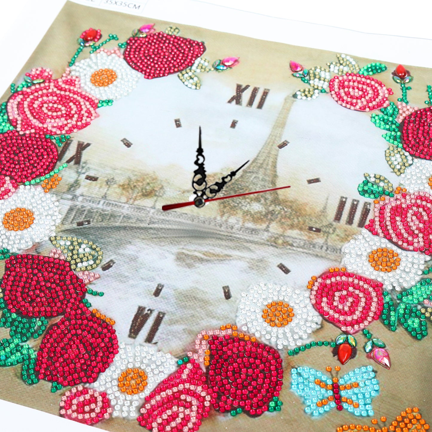 Flower Clock | Special Shaped Diamond Painting Kits