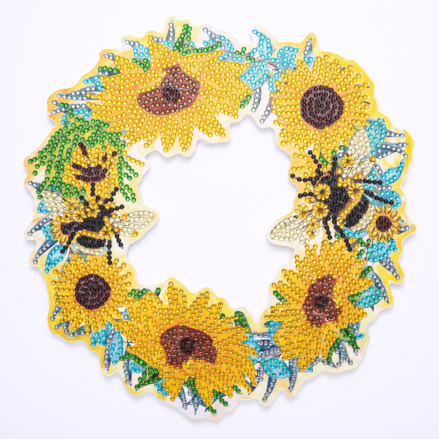 DIY Diamond Painting Wreath - Bee