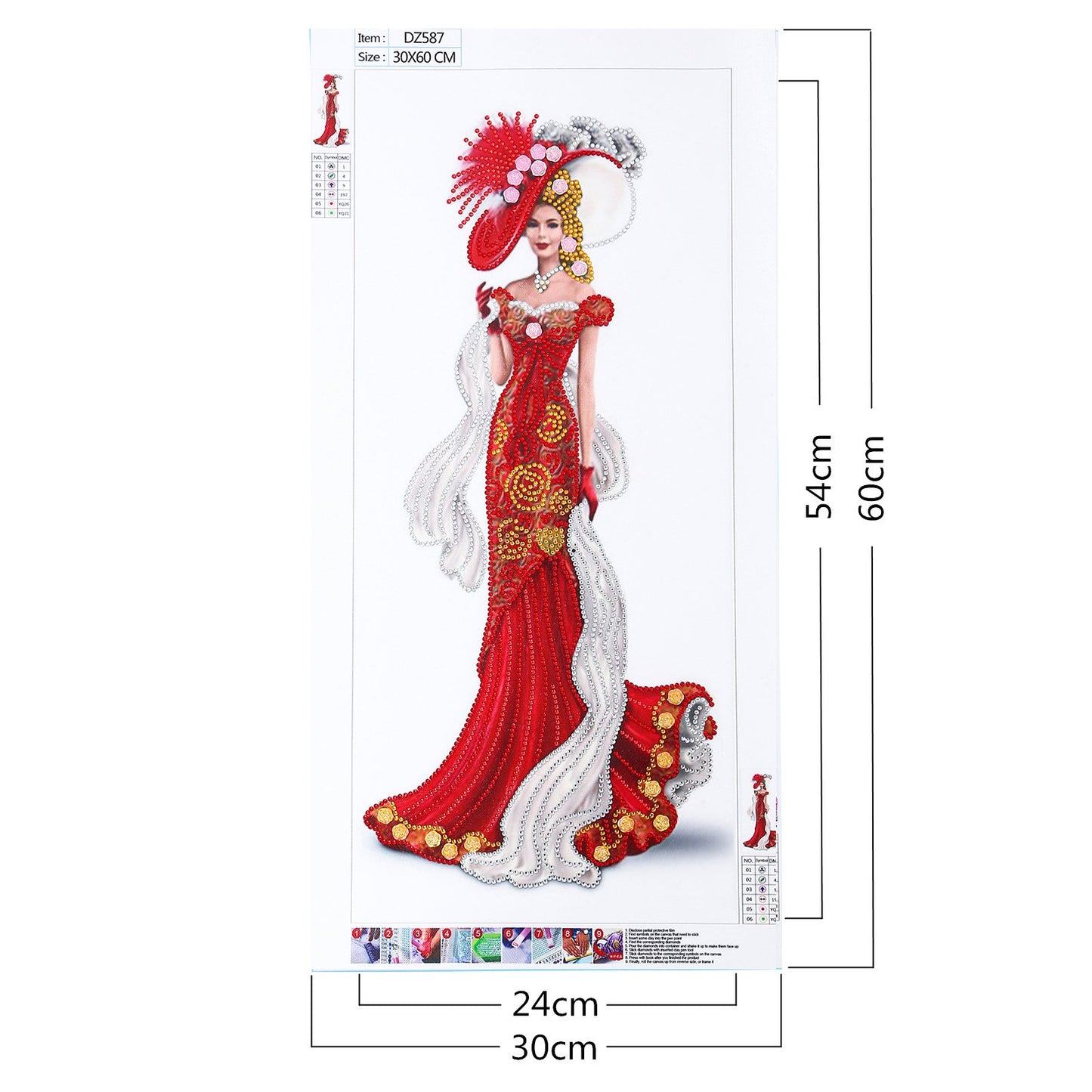 Fashion Girl | Special Shaped Diamond Painting Kits