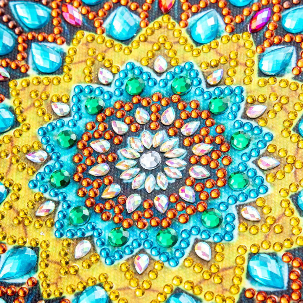 Mandala Flowers | Special Shaped | Crystal Rhinestone Diamond Painting Kits