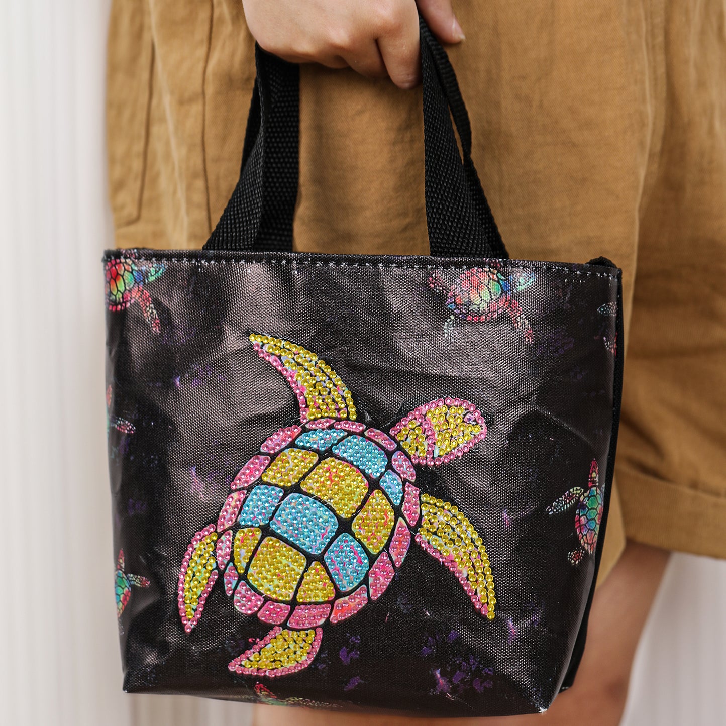 DIY special-shaped Diamond painting package Children's handbag | Turtle