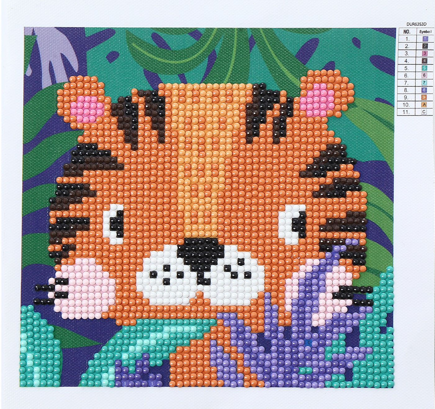 Children's Series-| Tiger | Diamond Painted-(Frameless)