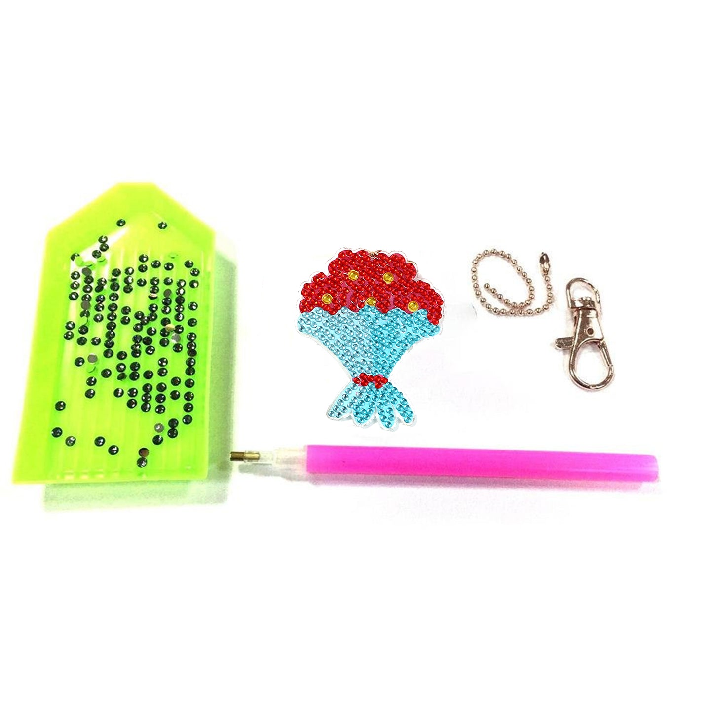 5pcs DIY Keychain | Flower