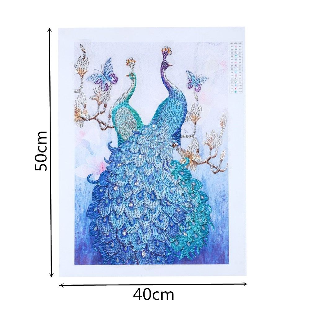 Peacock | Special Shaped Diamond Painting Kits