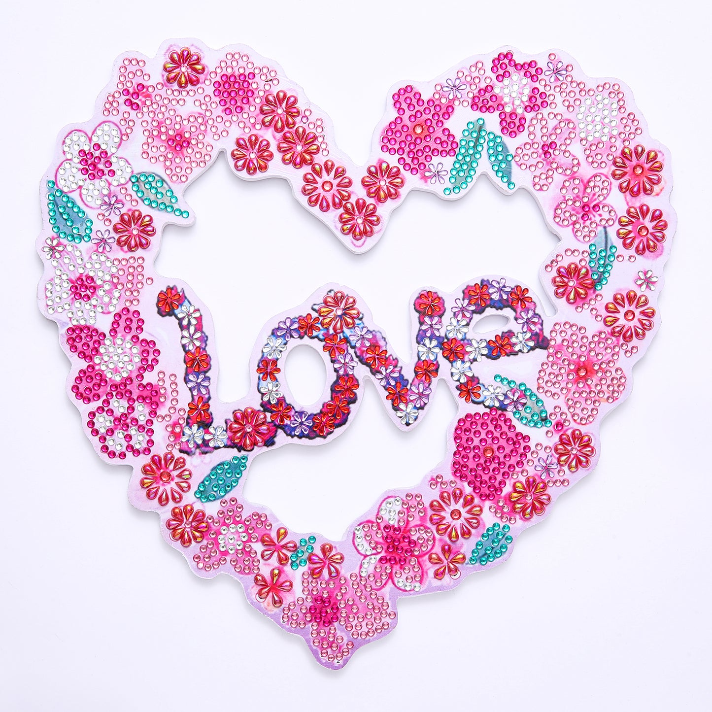 DIY Diamond Painting Wreath - Love