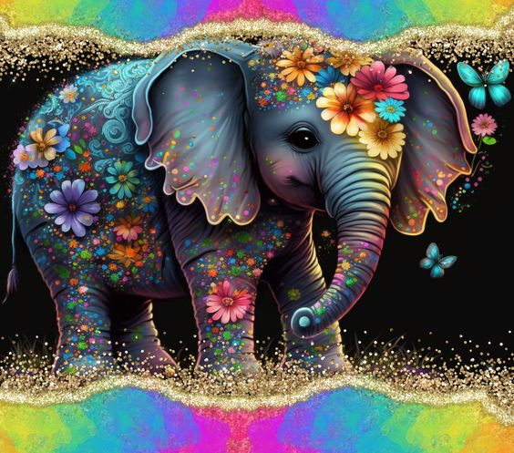 AB Diamond Painting    |  Elephant