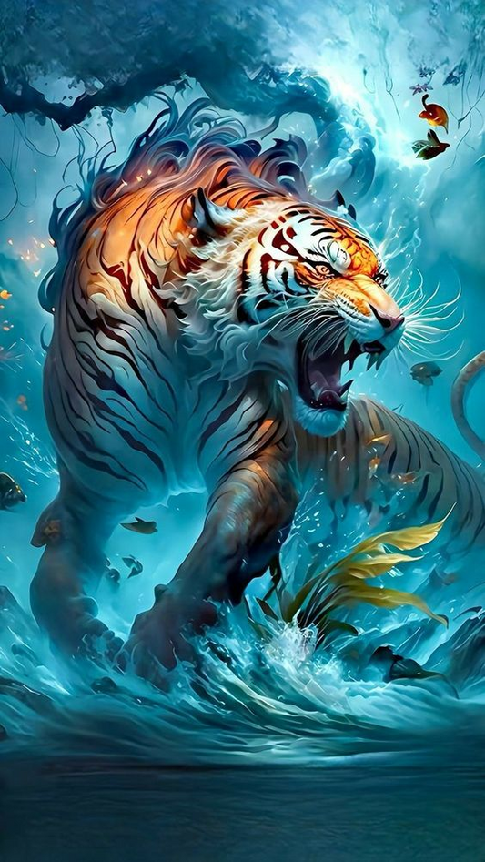 AB Diamond Painting    | Tiger