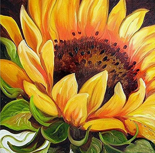 Full Round/Square Diamond Painting Kits | Sunflower