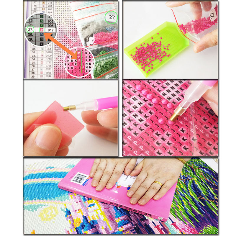 Pink Beauty | Full Round Diamond Painting Kits