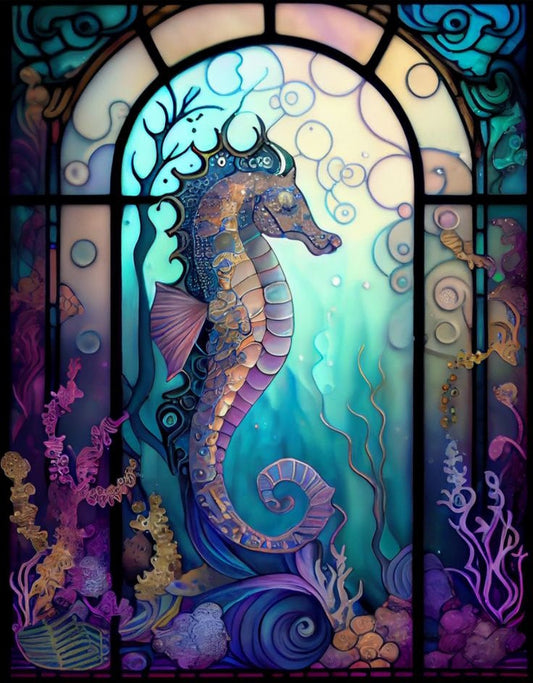 AB Diamond Painting  |  Seahorse