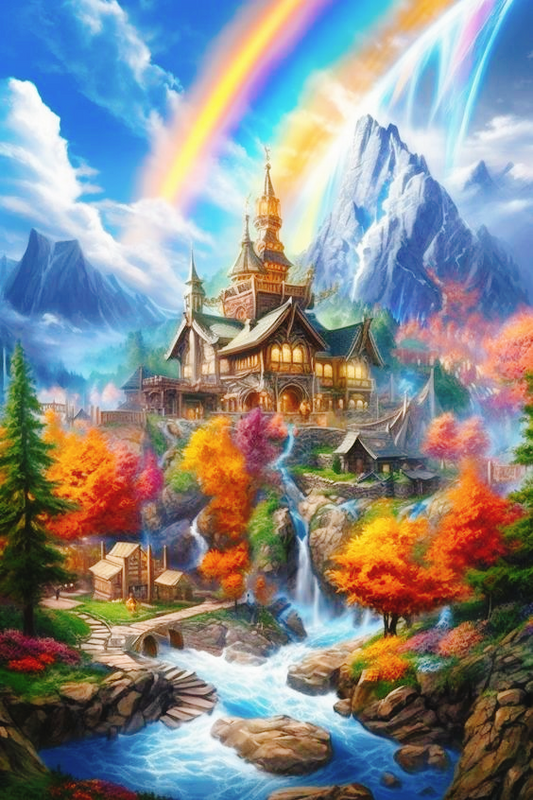 AB Diamond Painting    |  Colorful Castle