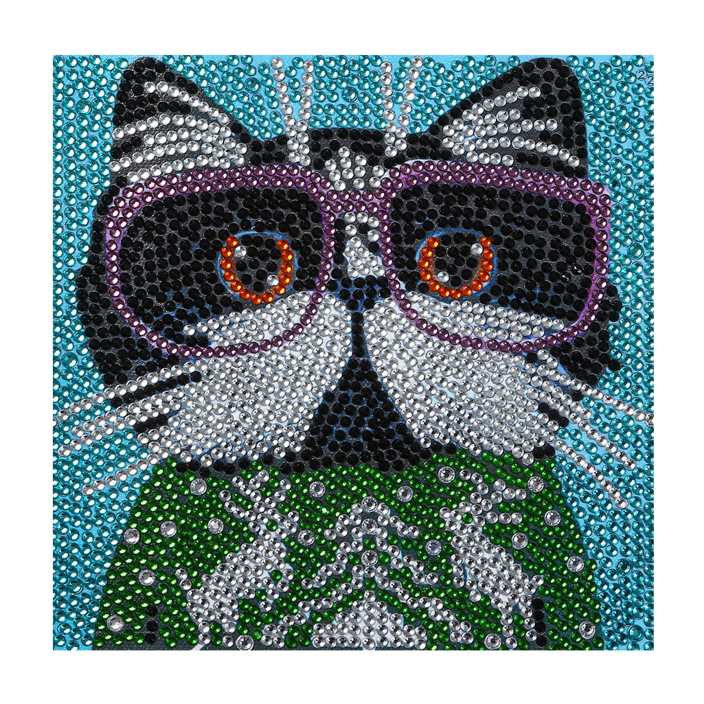 Children's Series-| Cat | Crystal Rhinestone Full Diamond Painted-(Frameless)