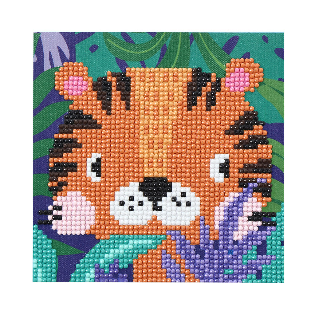 Children's Series-| Tiger | Diamond Painted-(Frameless)