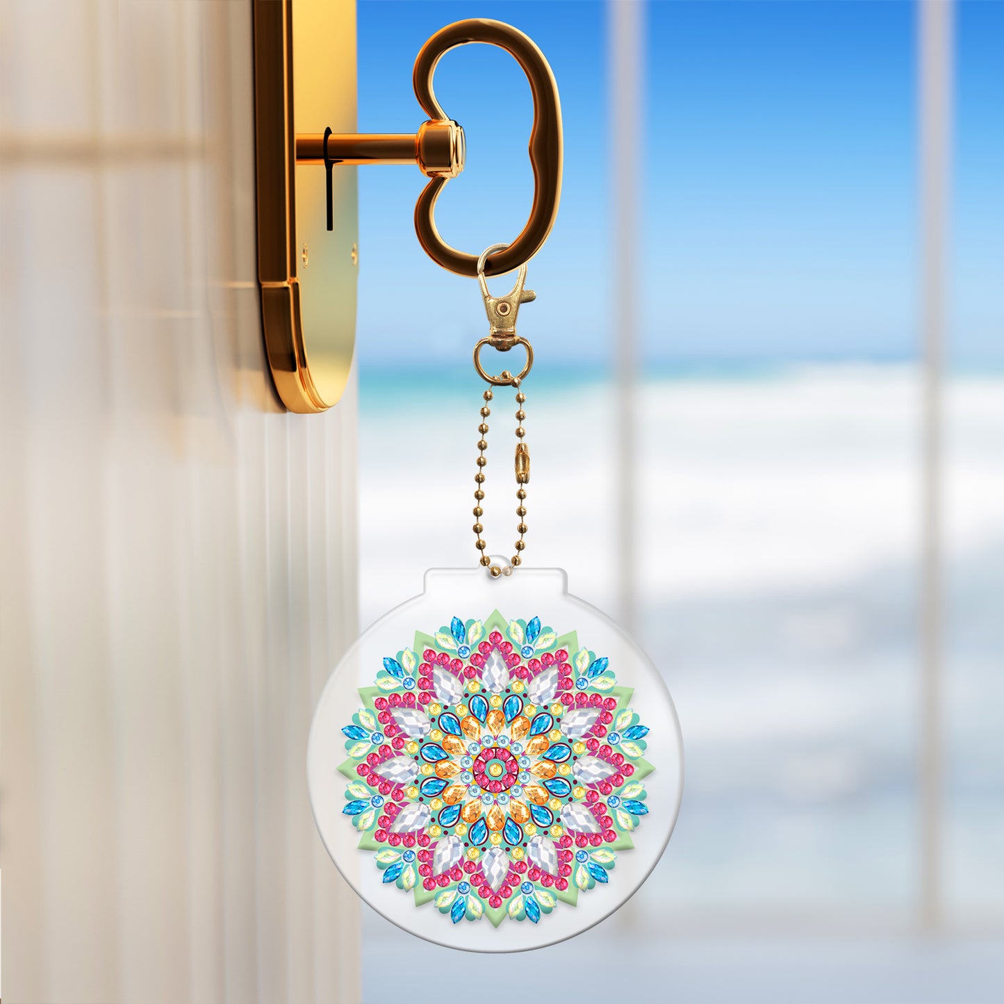 DIY keychain | Mandala | Two Piece Set