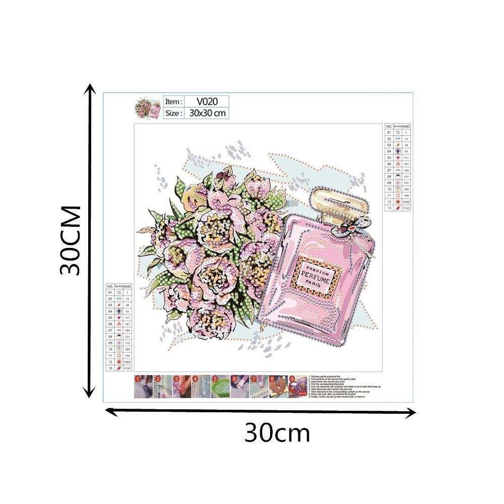 Flower | Special Shaped | Crystal Rhinestone Diamond Painting Kits