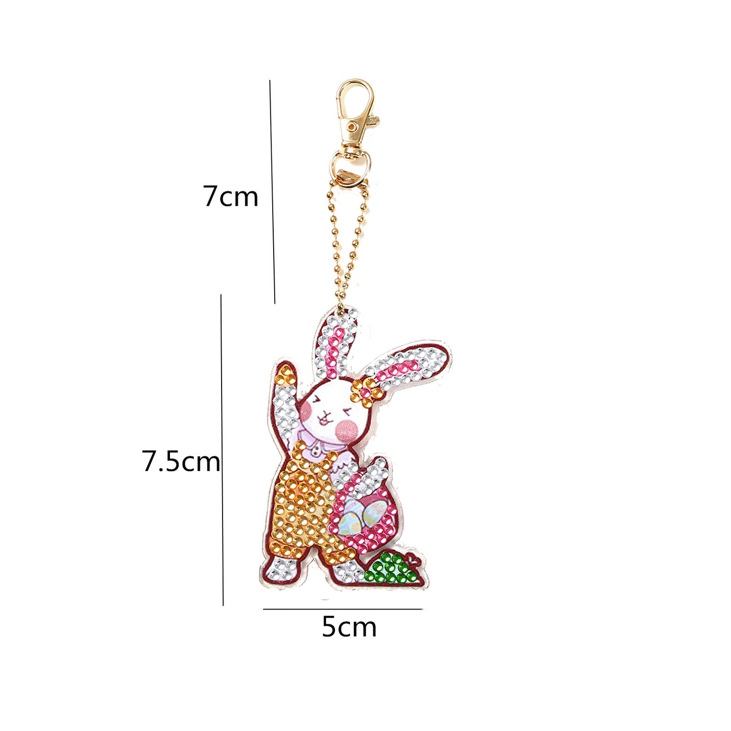 4pcs DIY Keychain | Rabbit