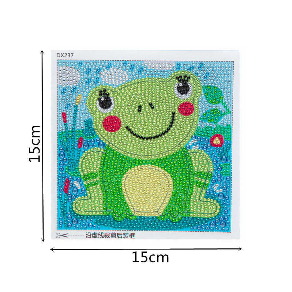 Grenouille | Kits de peinture diamant strass cristal pour enfants