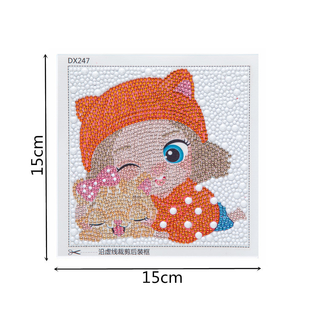 Petite fille | Kits de peinture diamant strass cristal pour enfants