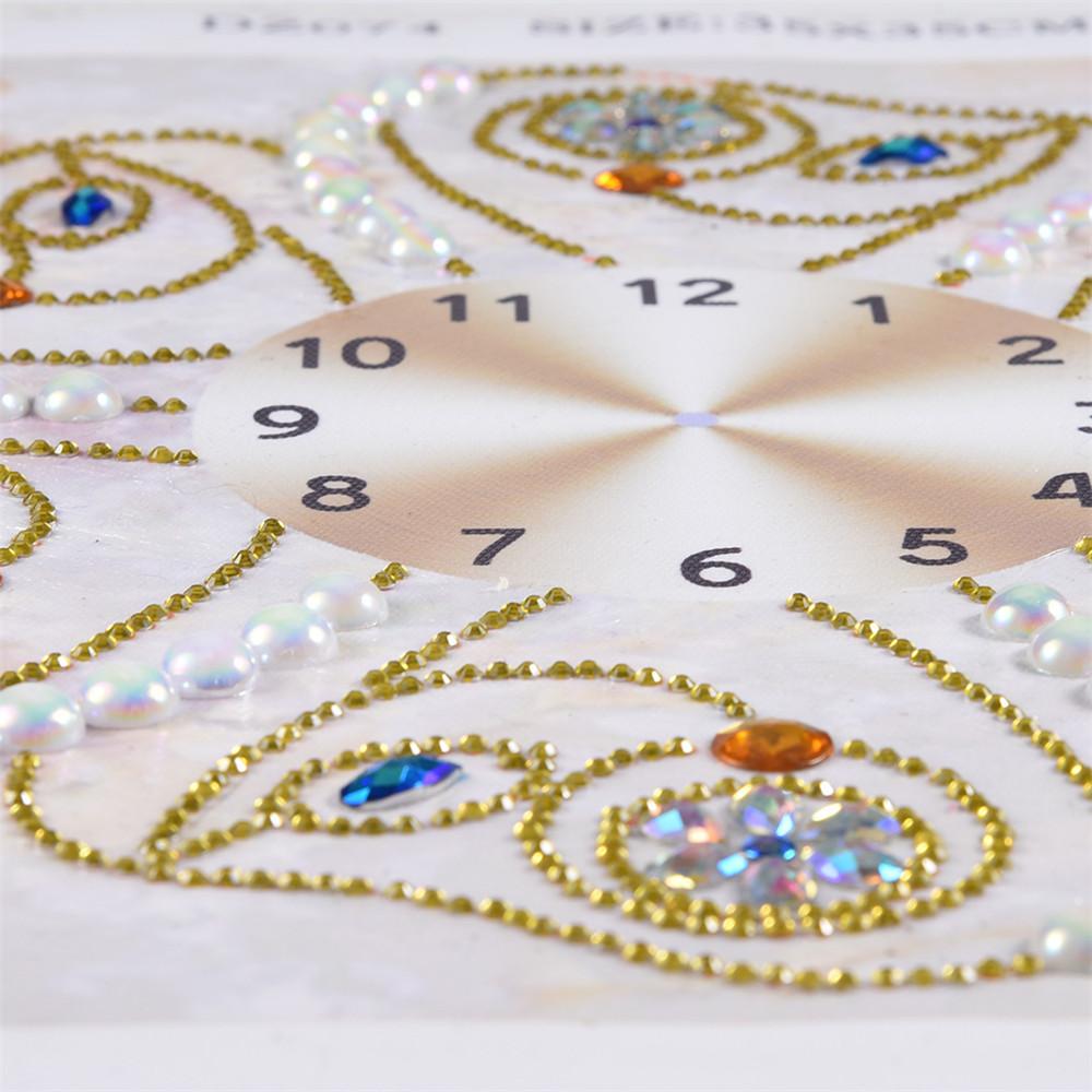 butterfly clock | Crystal Rhinestone Diamond Painting Kits