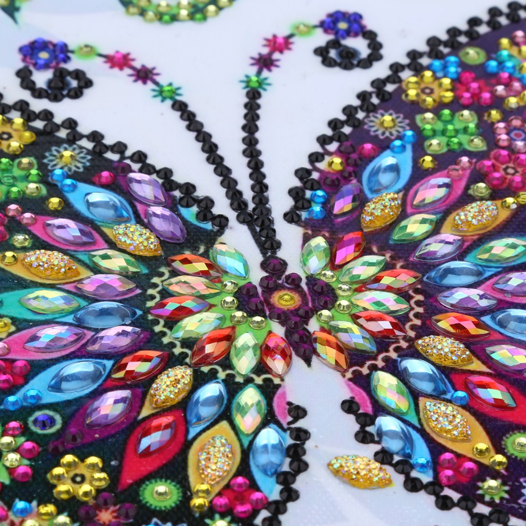 Schmetterling | Speziell geformte Diamant-Malkits 