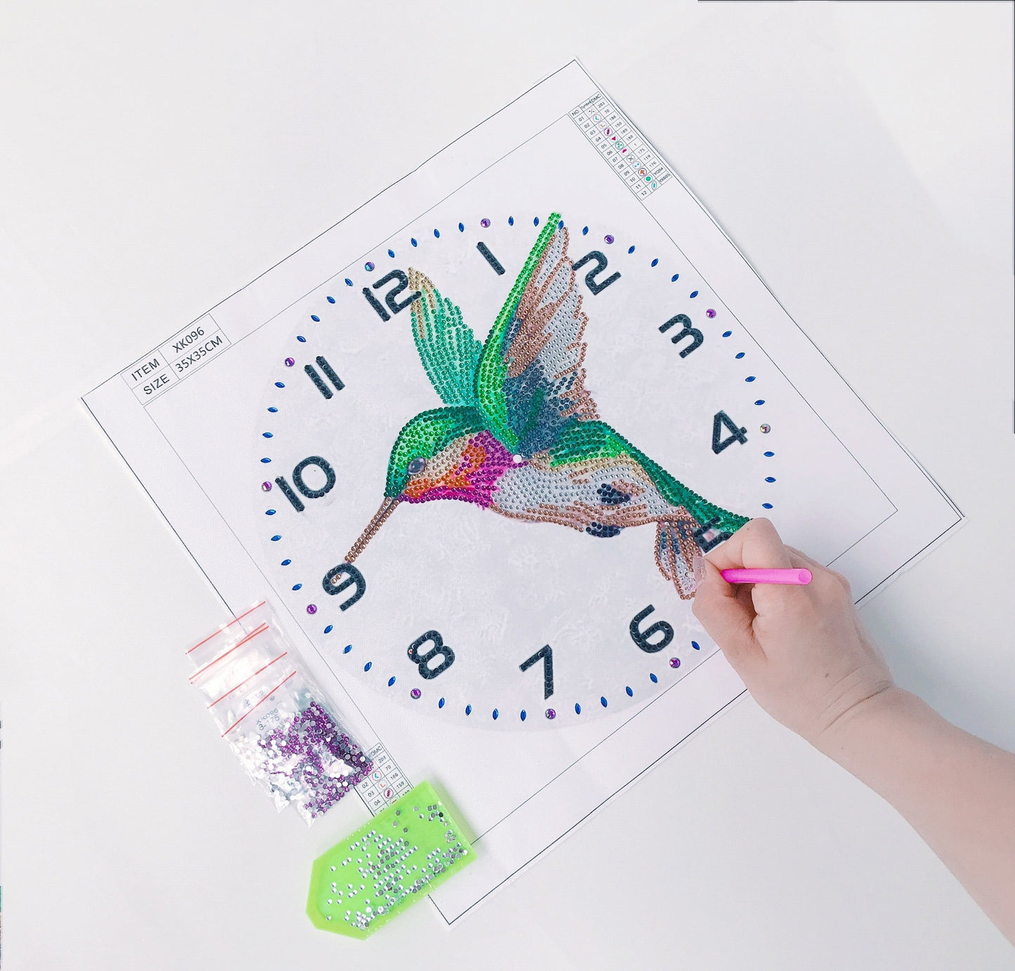 Bird Clock | Special Shaped Diamond Painting Kits