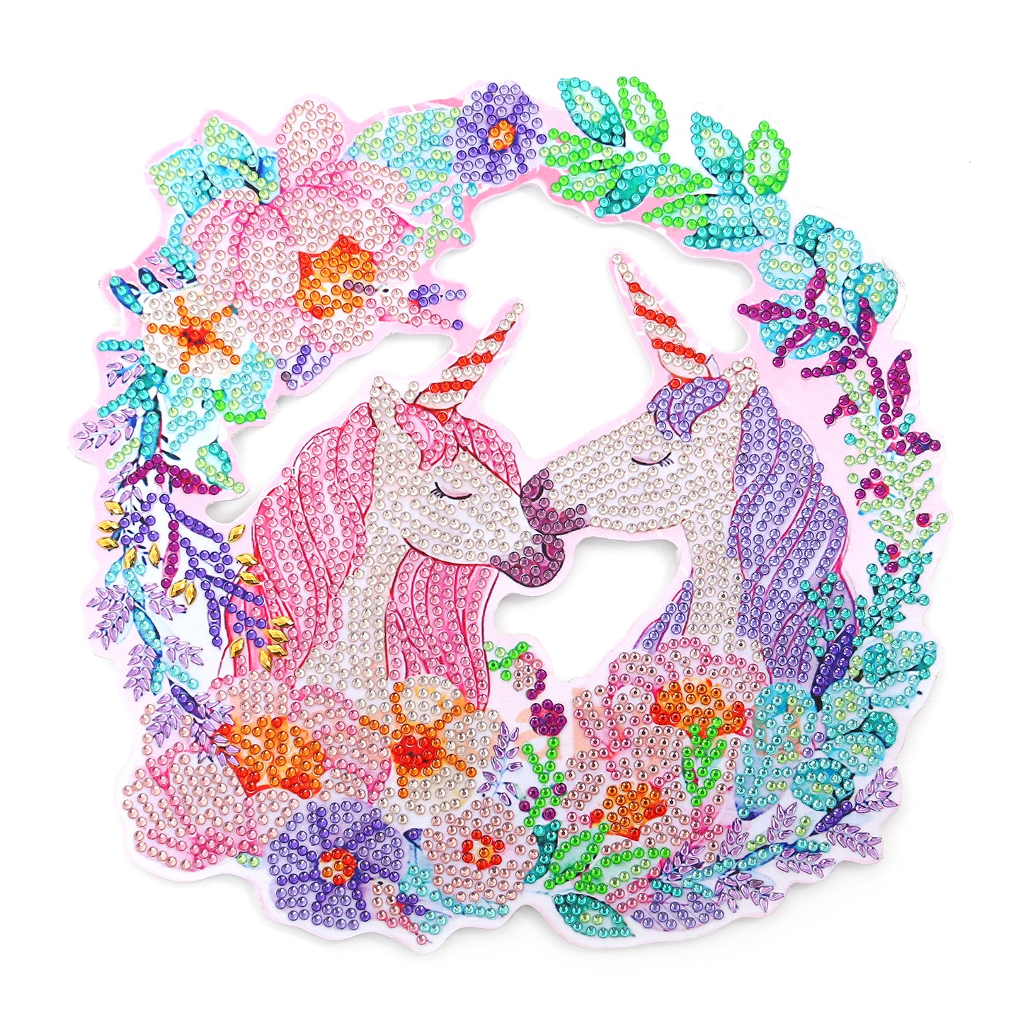 DIY Diamond Painting Wreath - Unicorn