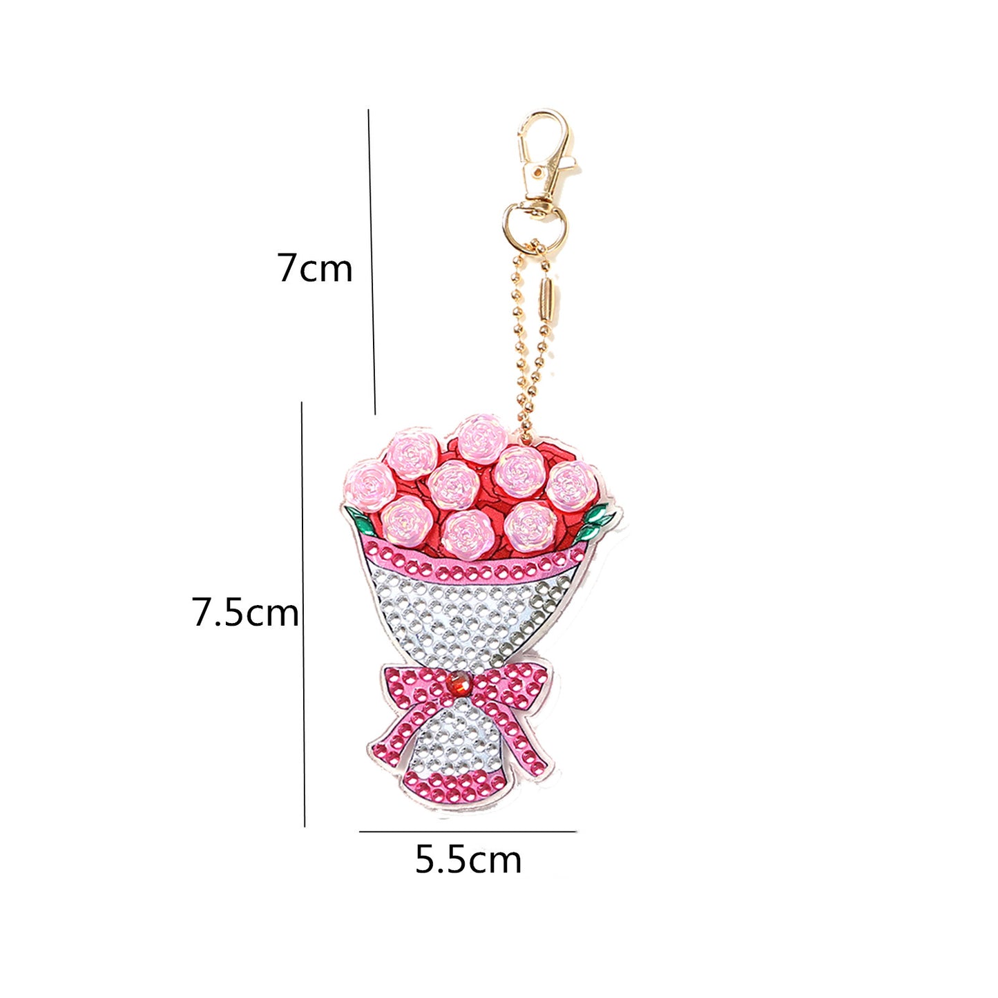 5pcs DIY Keychain | Flower