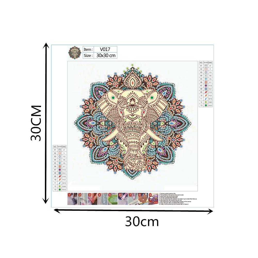 Elephant | Special Shaped | Crystal Rhinestone Diamond Painting Kits