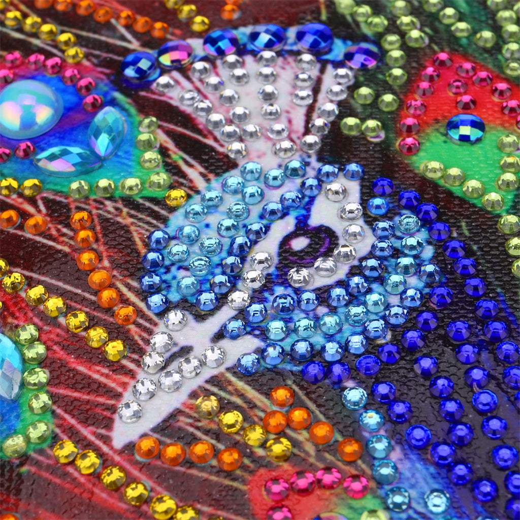 Peacock  | Crystal Rhinestone  | Full Round Diamond Painting Kits