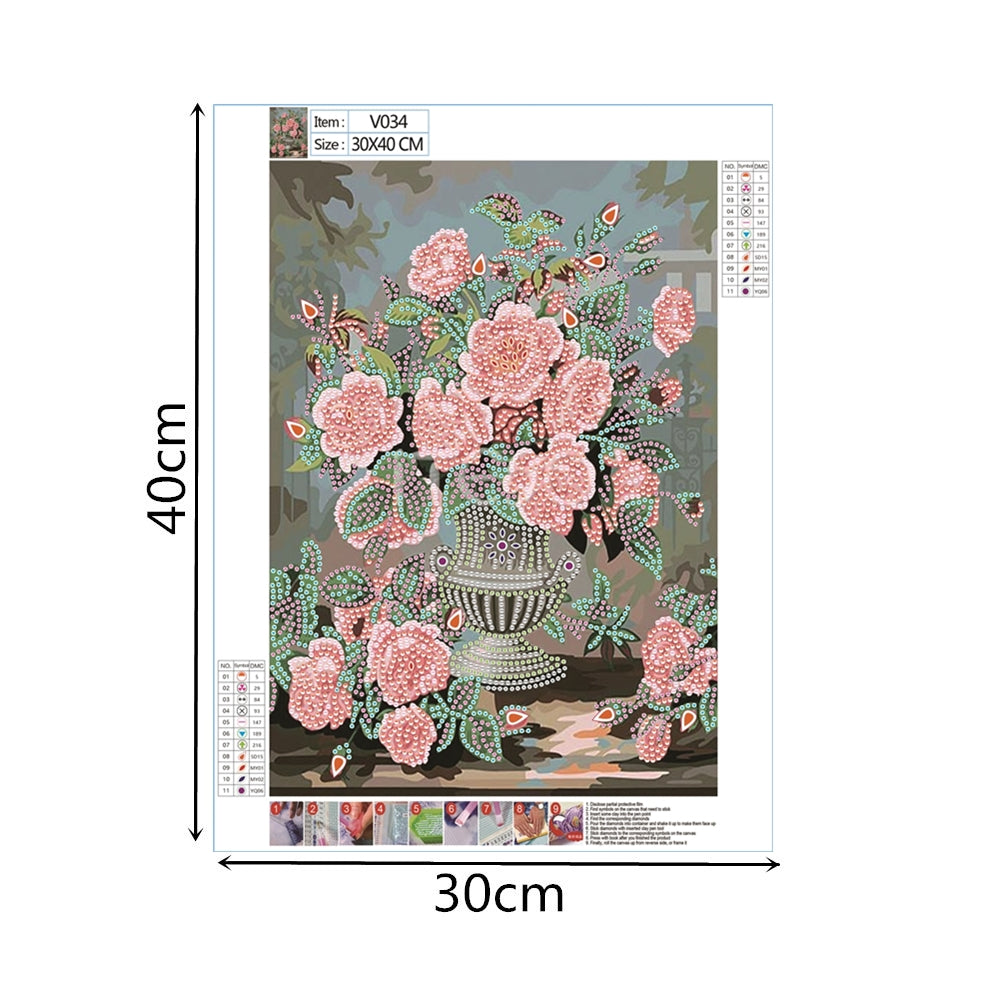 Vase of flowers | Special Shaped Diamond Painting Kits