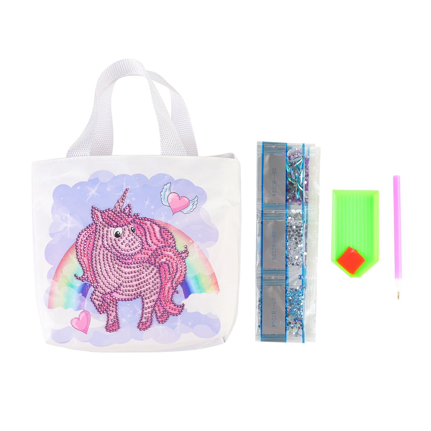 DIY special-shaped Diamond painting package Children's handbag | Unicorn