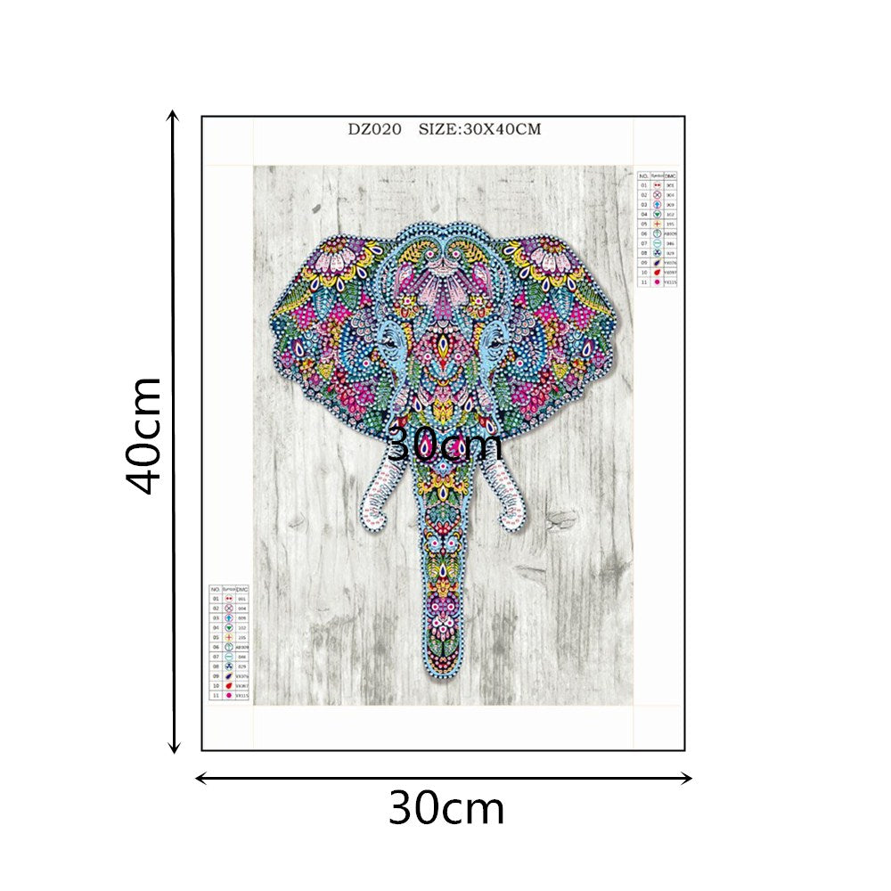 Elephant | Special Shaped Diamond Painting Kits