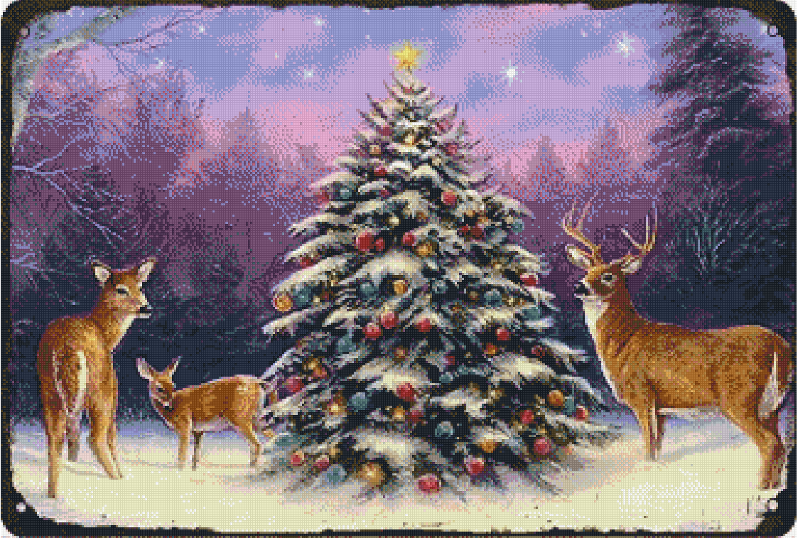 Full Round/Square Diamond Painting Kits | Christmas tree