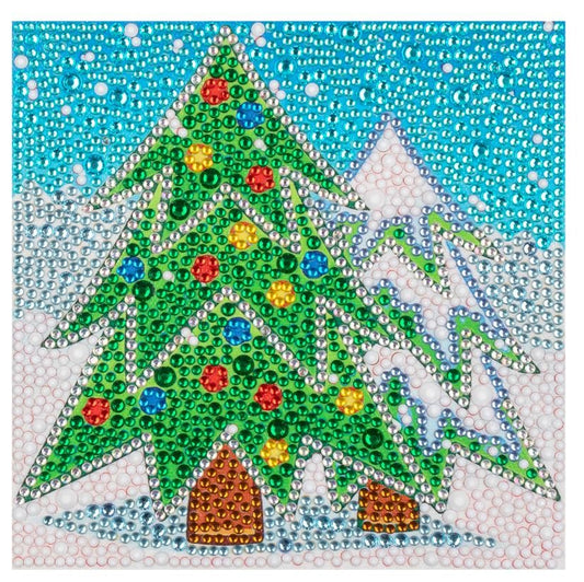 Children's Series-| Christmas tree | Crystal Rhinestone Full Diamond Painted-(Frameless)
