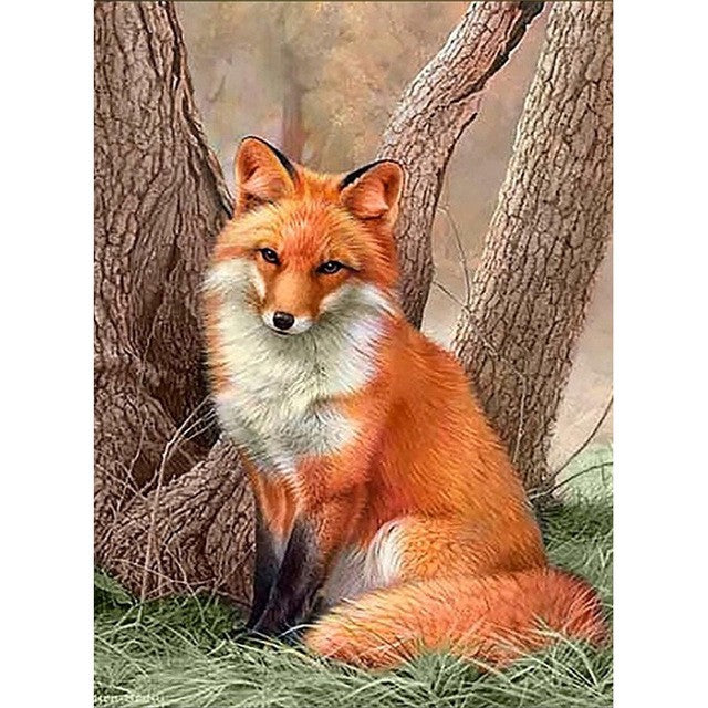 Fuchs | 5D Full Round Diamond Painting Kits