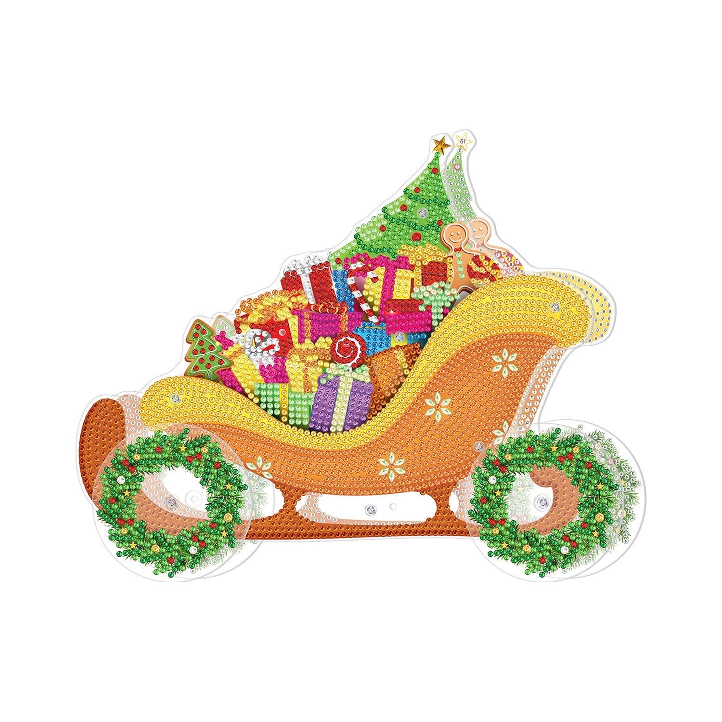 Christmas | Diamond Painting Driving Toy Car | Led Light Pad Decoration