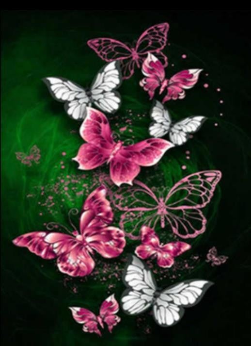 Butterfly series | Full Round Diamond Painting Kits (30 x 40)