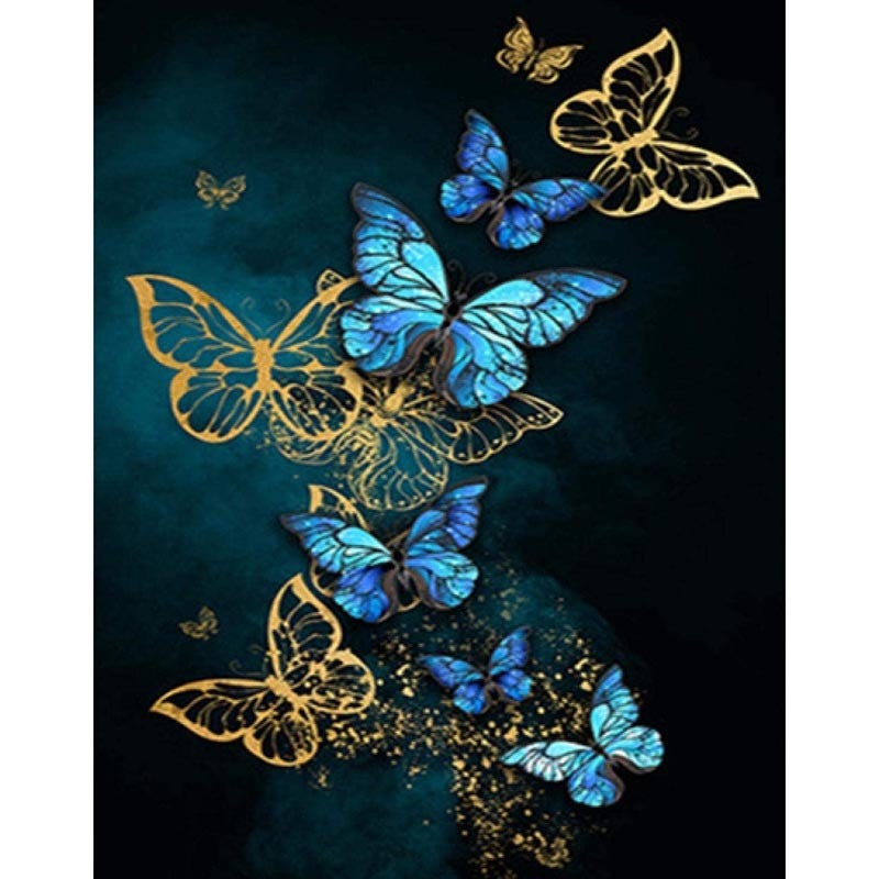 Butterfly series | Full Round Diamond Painting Kits (30 x 40)